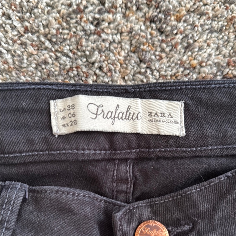 Zara Women's Dark Gray Jeans